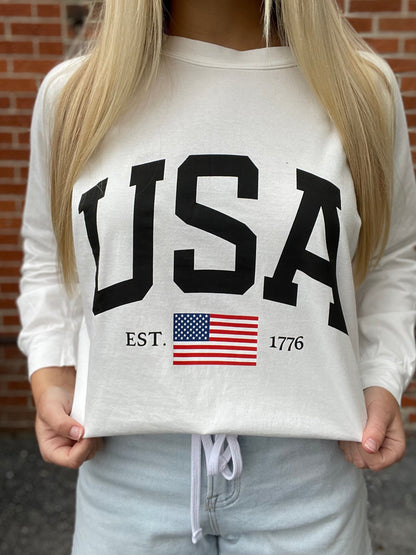 The Patriot USA Graphic Long Sleeve Top