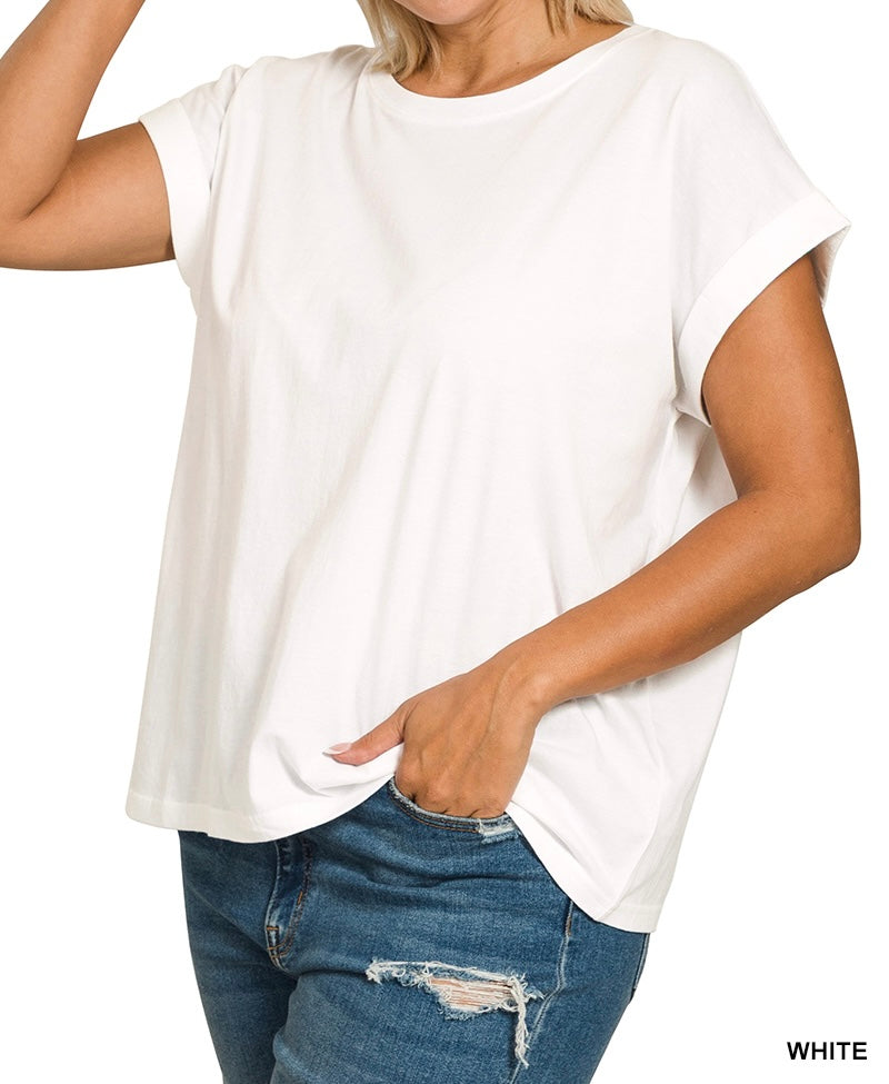 The Kirsten Curvy Basic Tee