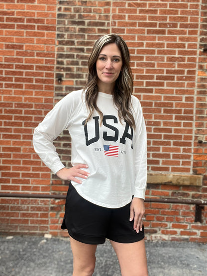 The Patriot USA Graphic Long Sleeve Top