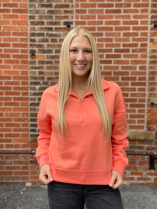 The Wren Soft Quarter Zip Pullover