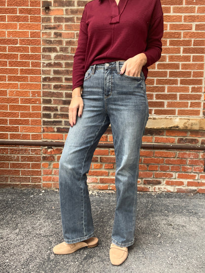 The Airee HW Tummy Control Straight JB Jeans