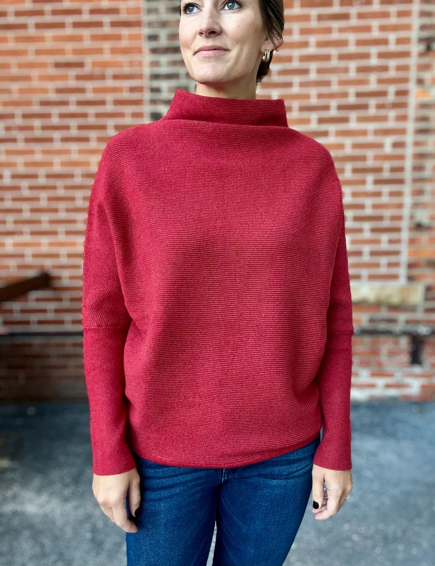 The Oakland Mock Neck Sweater