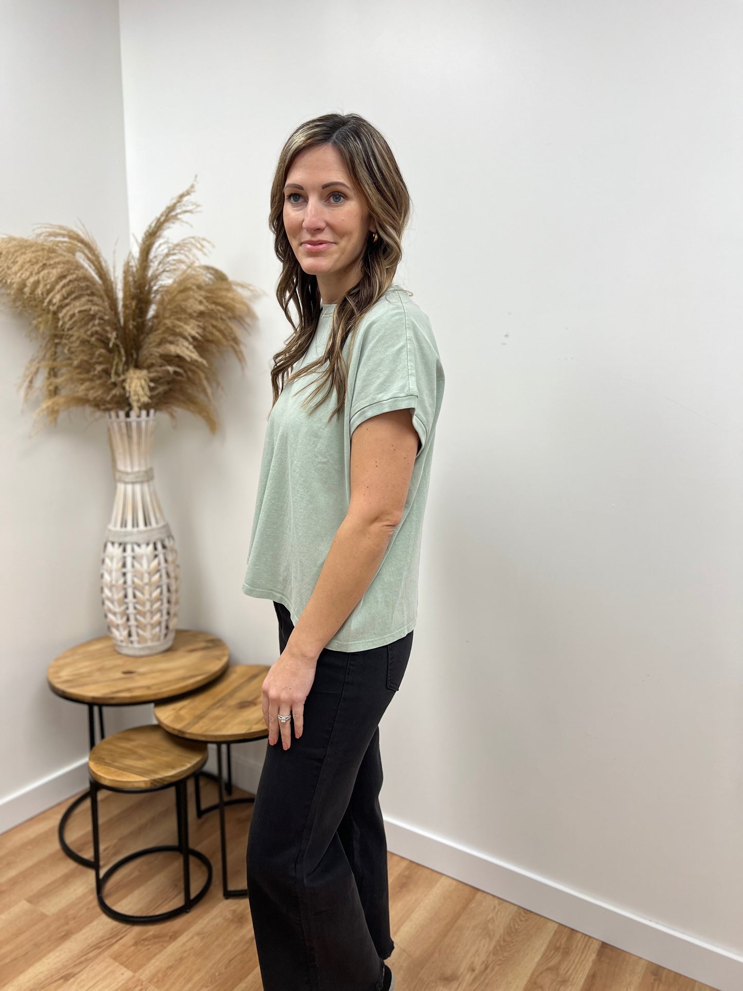 The Hayleigh Drop Shoulder Everyday Tee