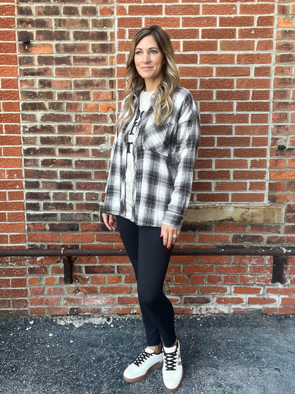 The Tesslin Oversized Cut Flannel