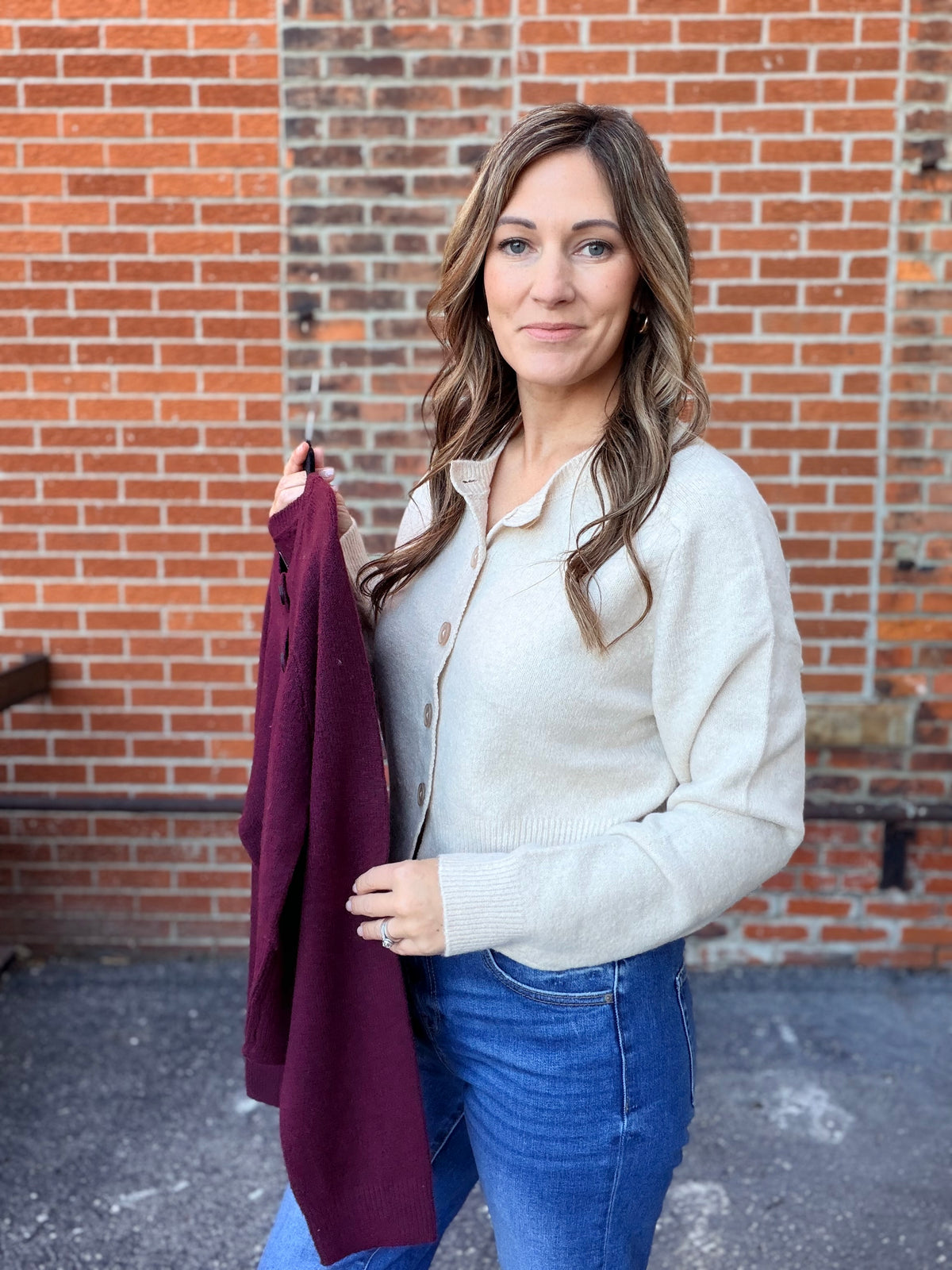 The Milton Button Up Cardigan Sweater