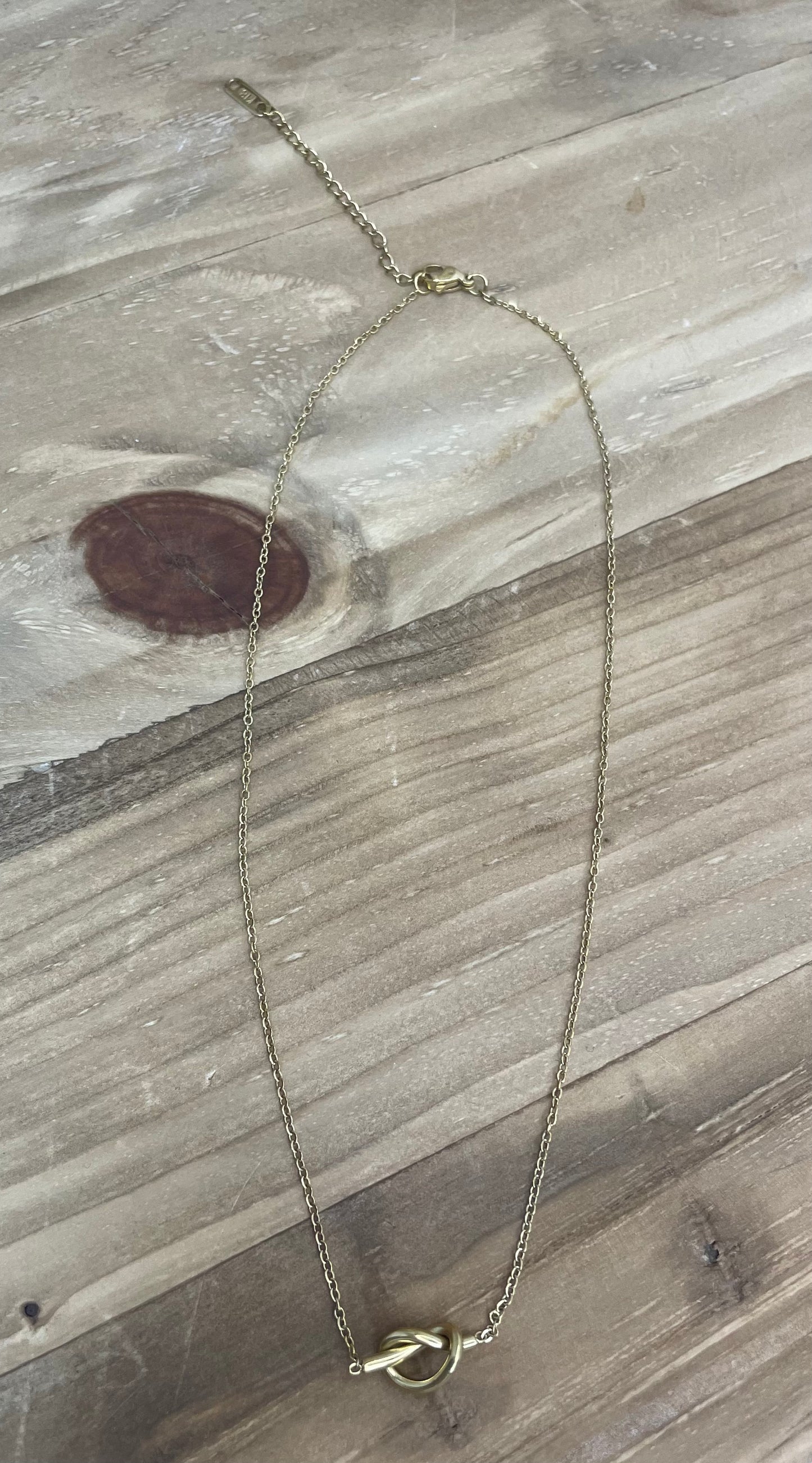 The Liana Gold Knot Necklace