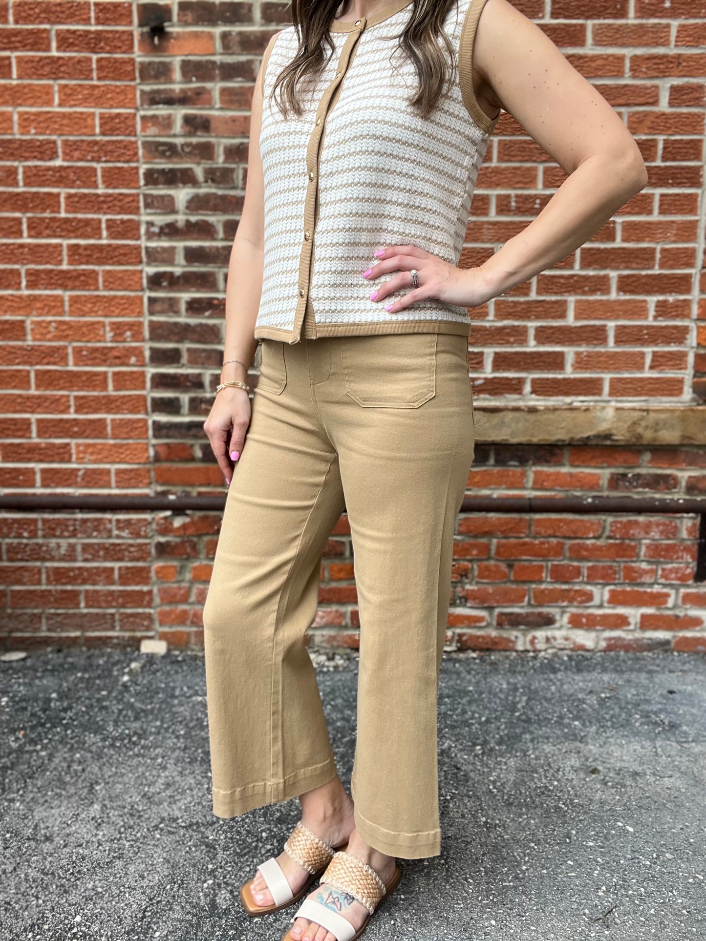 The Mae Soft Wash Wide Leg Pants