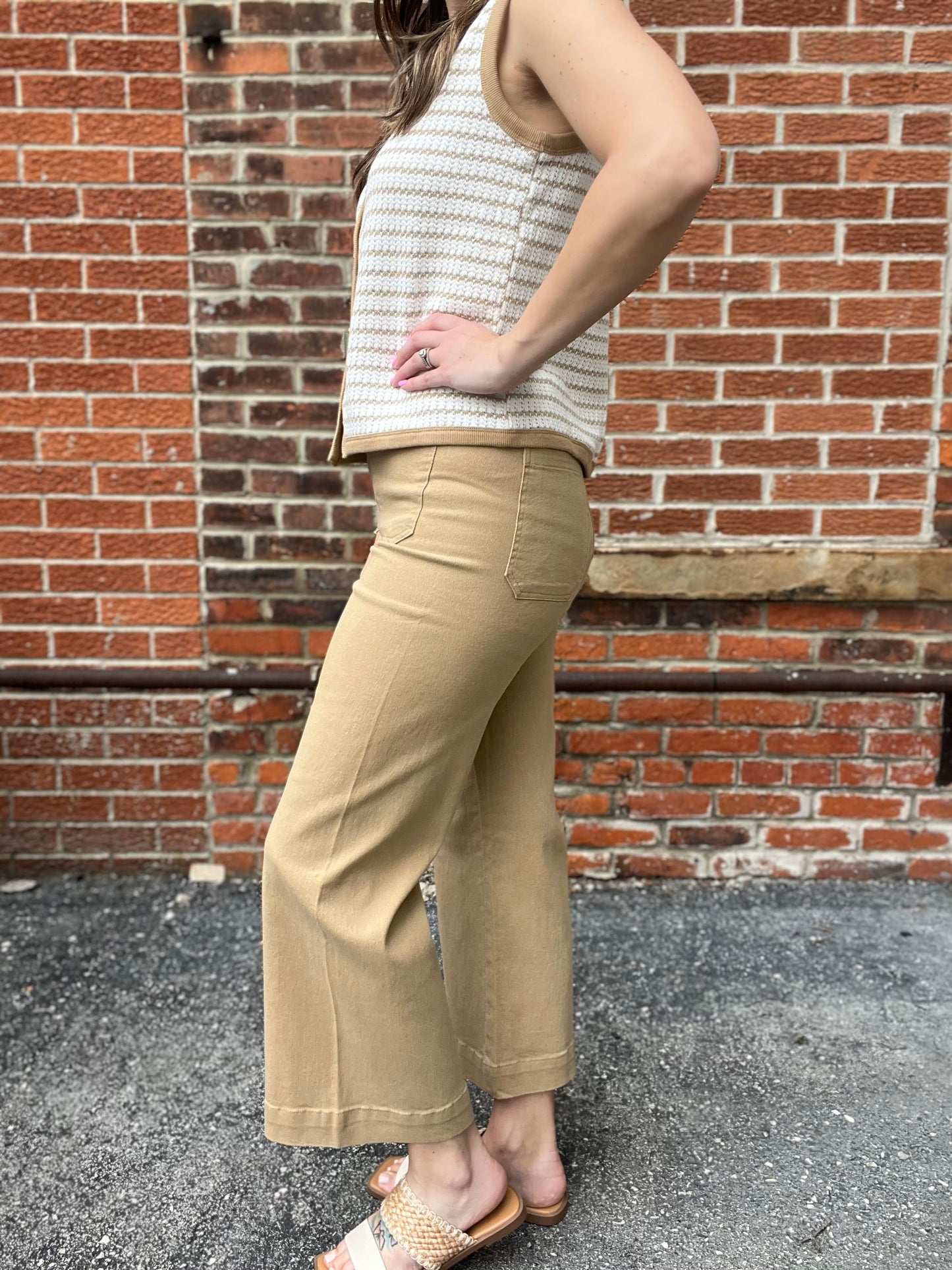 The Mae Soft Wash Wide Leg Pants