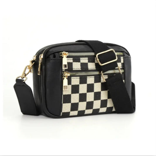 The Checkered Cassie Purse