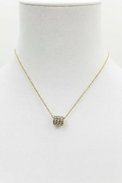 The Liora Diamond Barrel Necklace