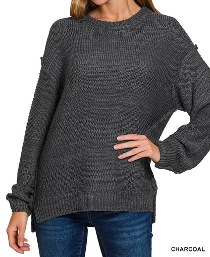 The Riaum Unique Exposed Seam Sweater