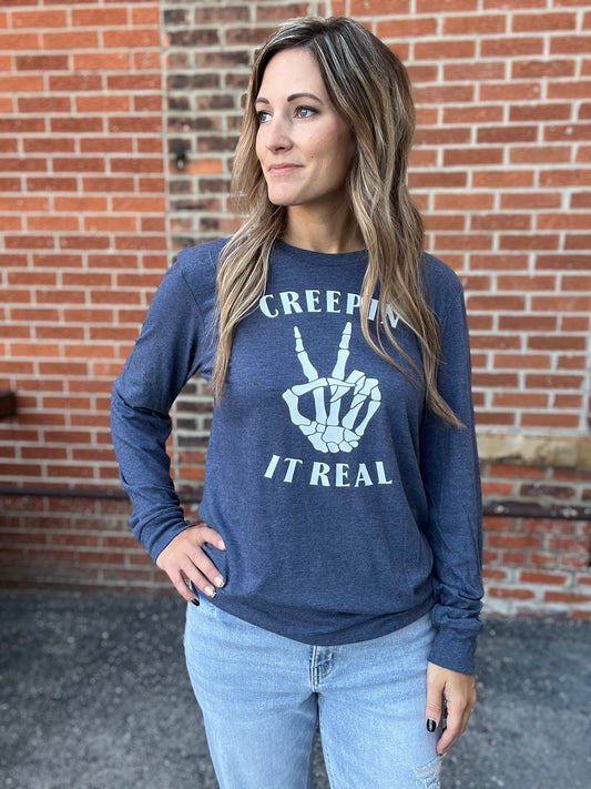Creepin’ It Real Long Sleeve Top