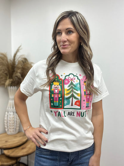 Y’All Are Nuts Graphic Tee