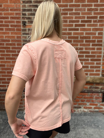 The Kazen Mineral Washed Cropped Tee