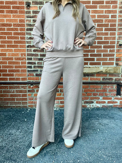 The Lena Wide Leg Sweatpants