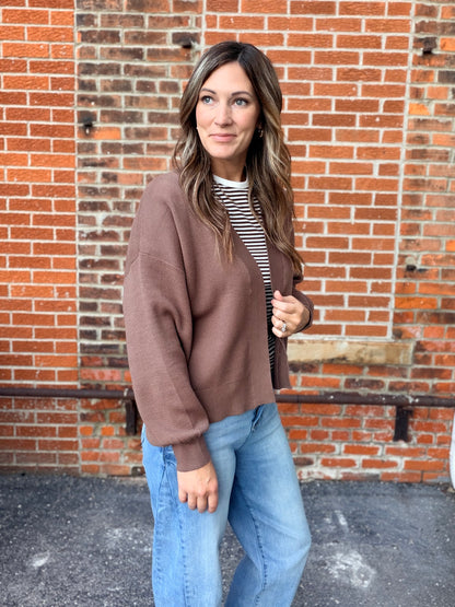 The Dorothea Open Front Cardigan