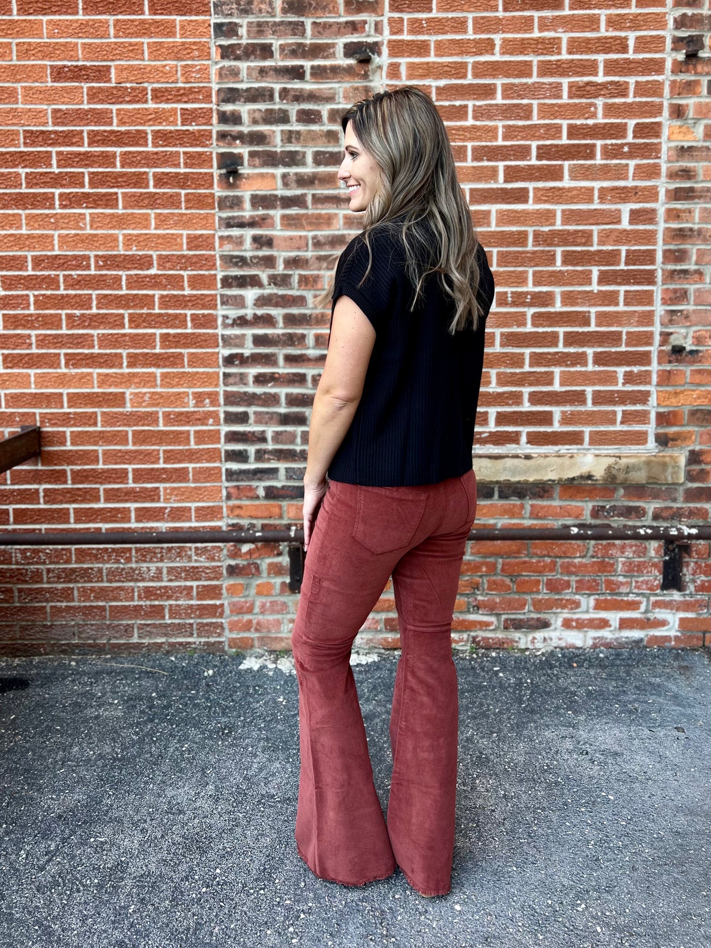The Clover Corduroy Flare Pants