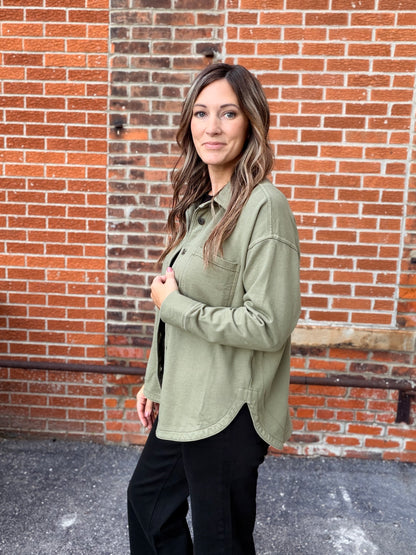 The Segger Oversized Olive Jacket