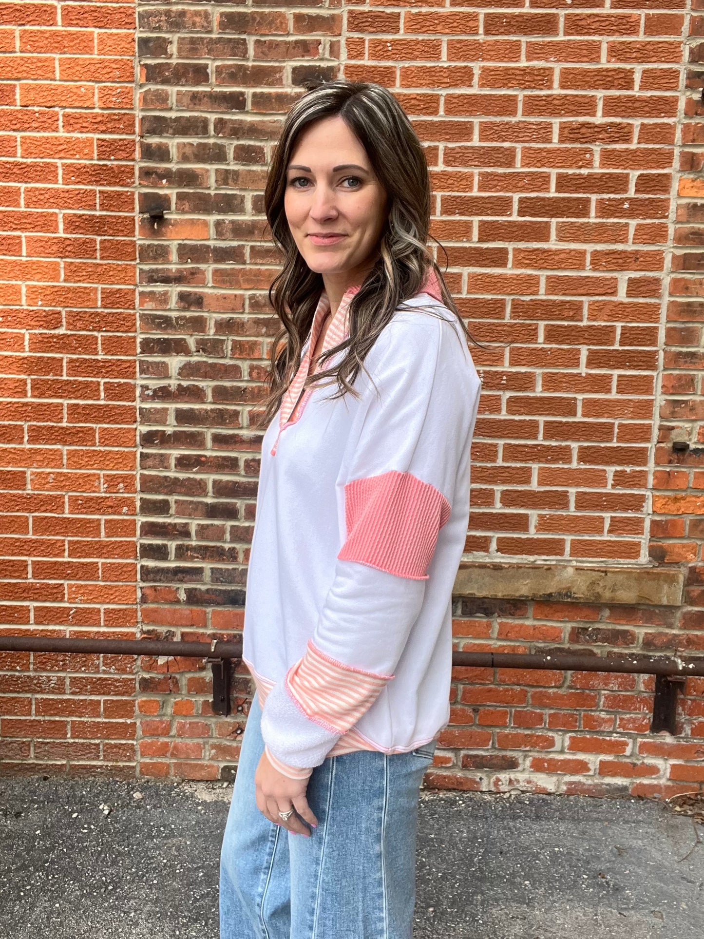 The Secor Colorblock Stripe Long Sleeve Top