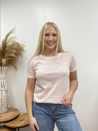 The Maelyee Basic Striped Cotton Tee