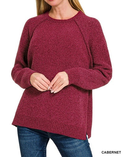 The Kollins Chenille Raglan Sweater
