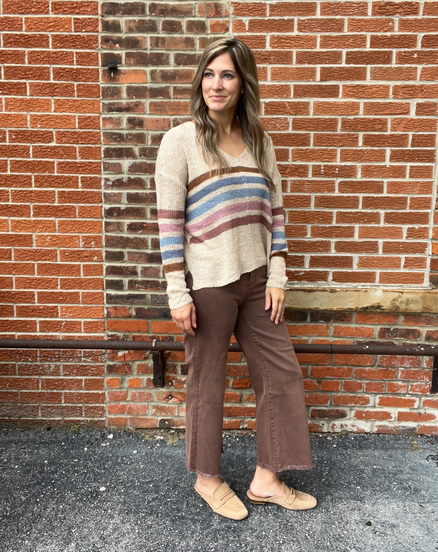 The Rivah Colorful Breezy Sweater