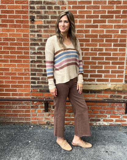The Rivah Colorful Breezy Sweater