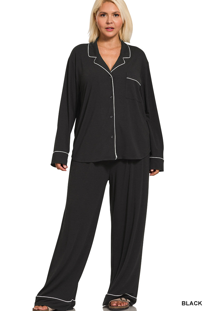 The Curvy Cozy Retreat Pajamas Set