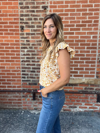The Mealis Floral Printed Top