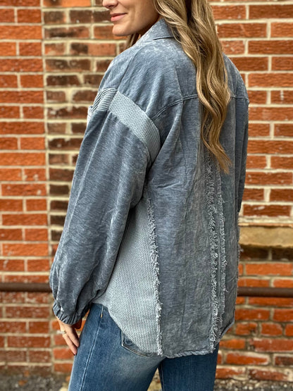 The Laytin Cozy Button Down Shacket