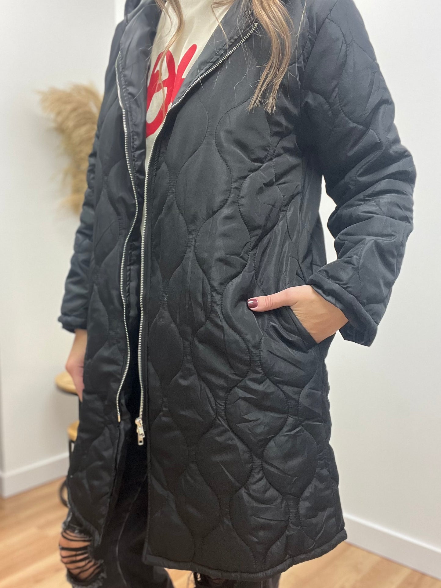 The Raven Black Puffer Jacket