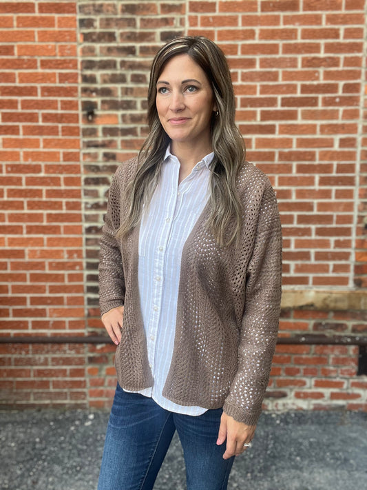 The Remlin Chunky Crochet Cardigan