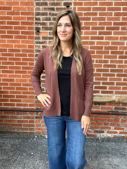 The Waken Chocolate Cardigan