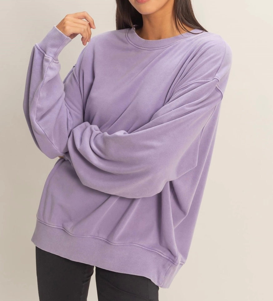 The Mills Mineral Wash Pullover Sweatshirt