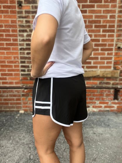 The Quinn Sporty Stripe Shorts