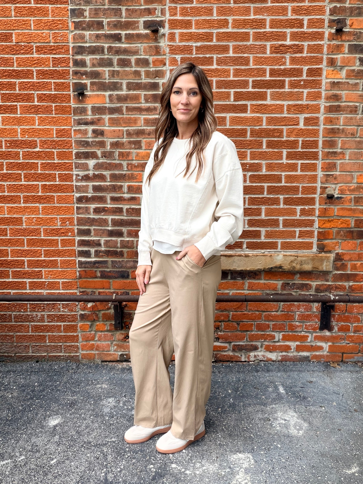 The Lennon Wide Leg Active Pant