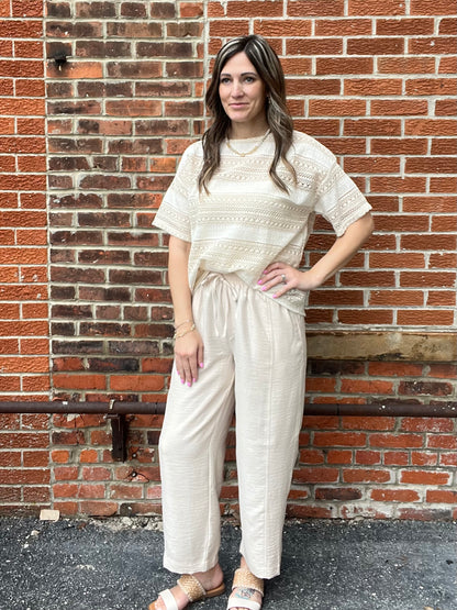 The Sorella Crochet Summer Knit Top