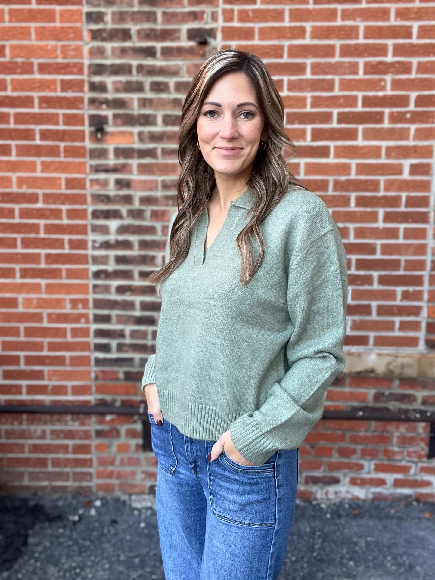 The Vivienne Collar Knit Sweater