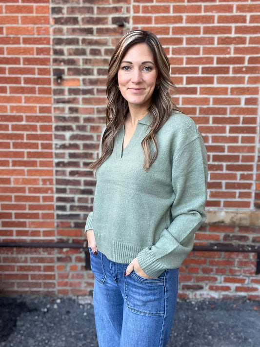 The Vivienne Collar Knit Sweater