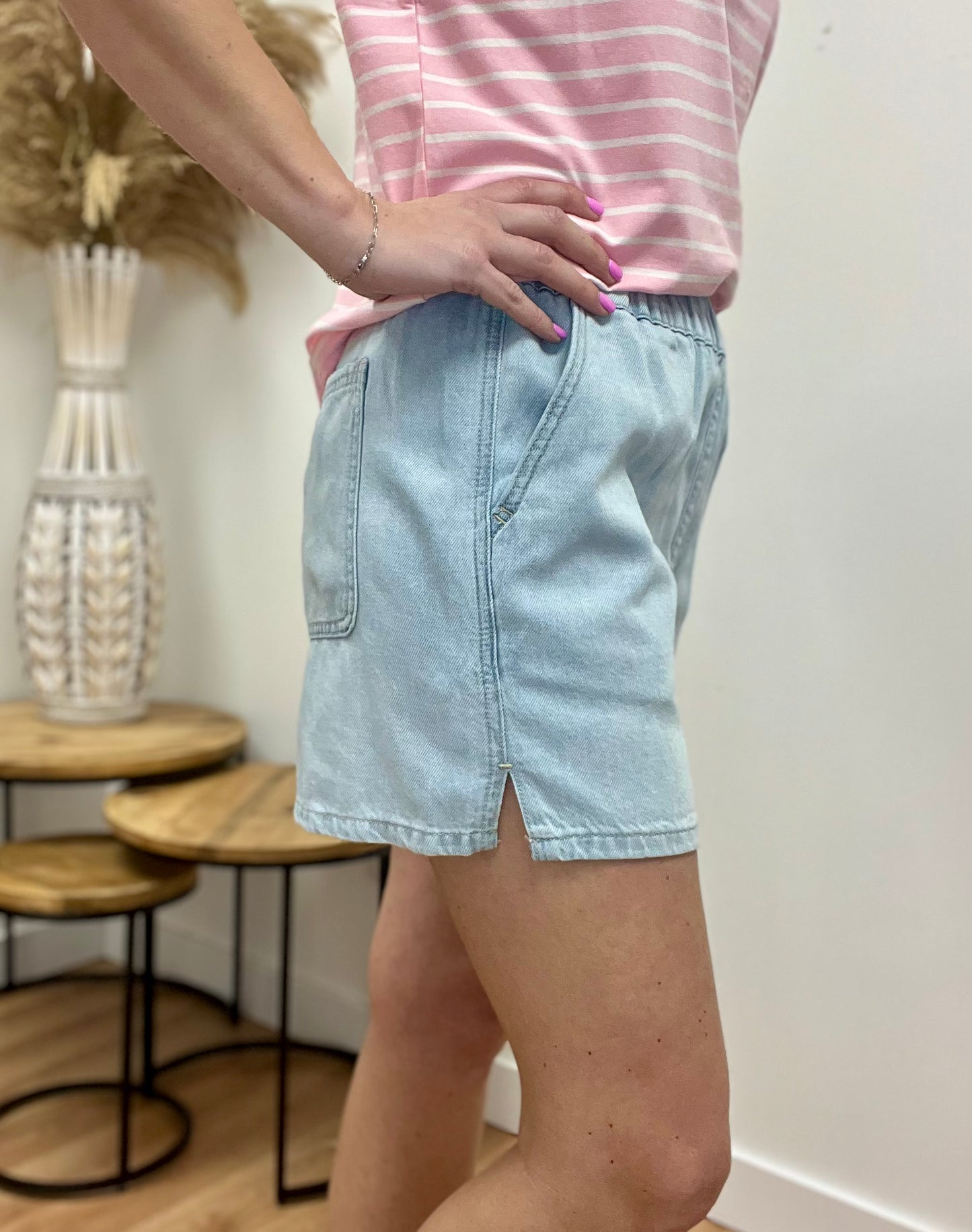 The Nena High Rise Pull On Short
