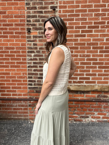 The Maven Tiered Maxi Shirt