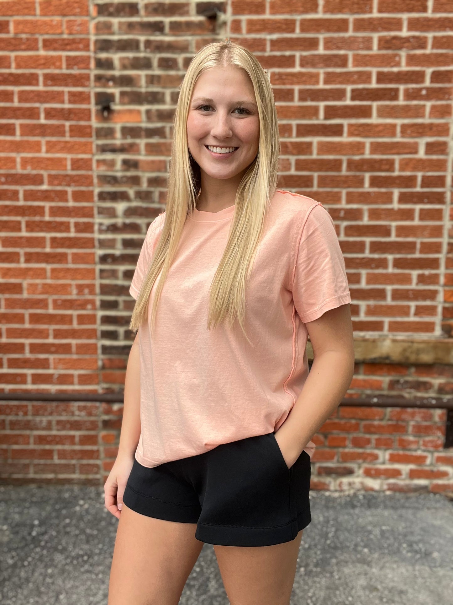 The Kazen Mineral Washed Cropped Tee