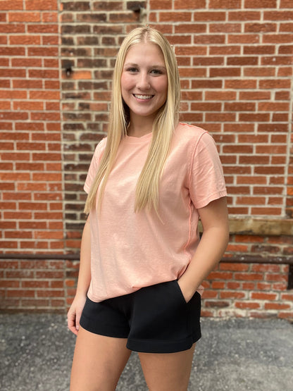 The Kazen Mineral Washed Cropped Tee