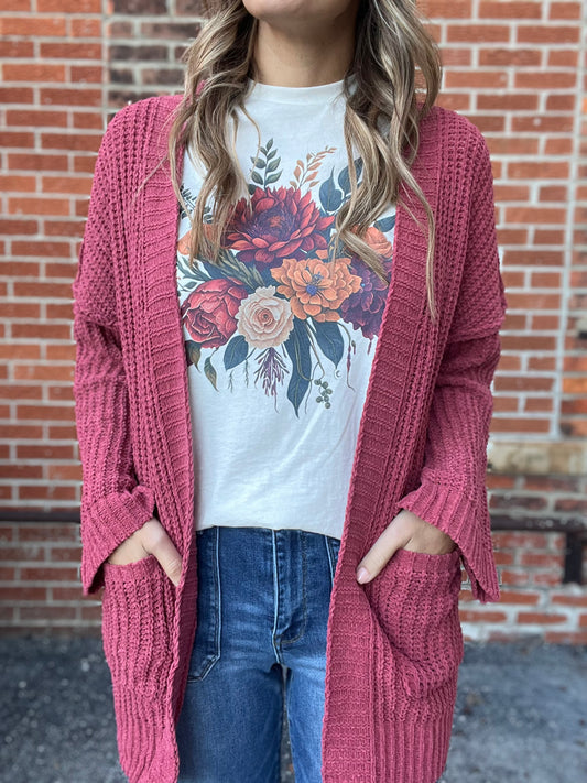 The Aster Graphic Flower Tee