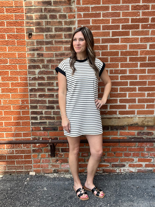 The Payleigh Striped To Go Dress