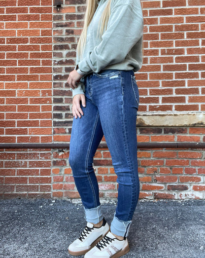 The Reflex Mid Rise Dark Skinny’s