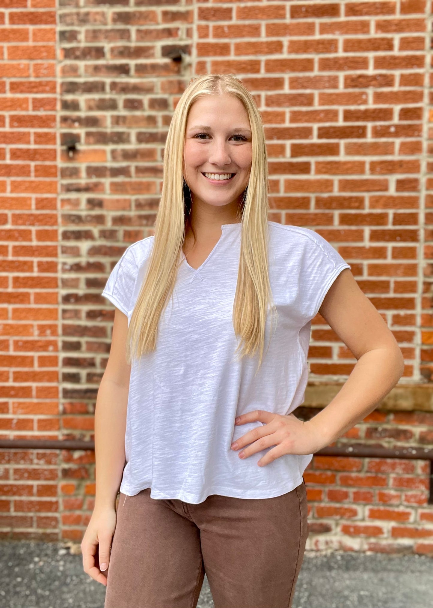 The Harman Split V Oversized Tee