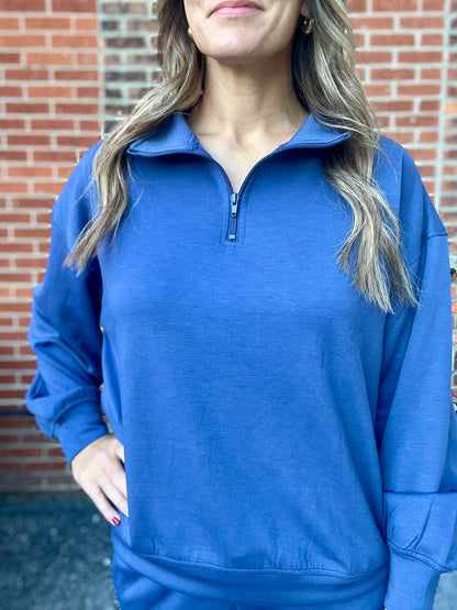 The Chloe Scuba Half Zip Pullover