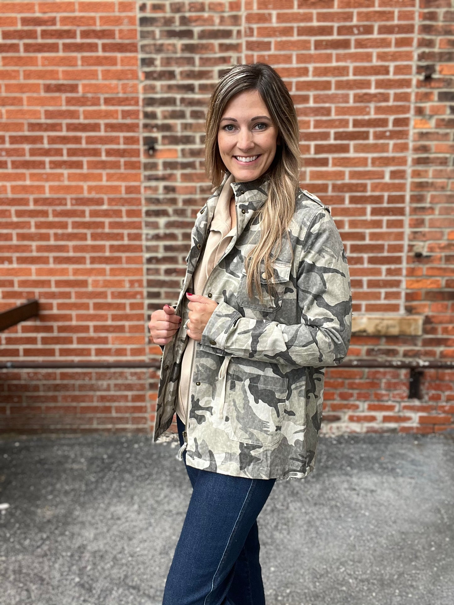 The Kalli Camo Utility Jacket