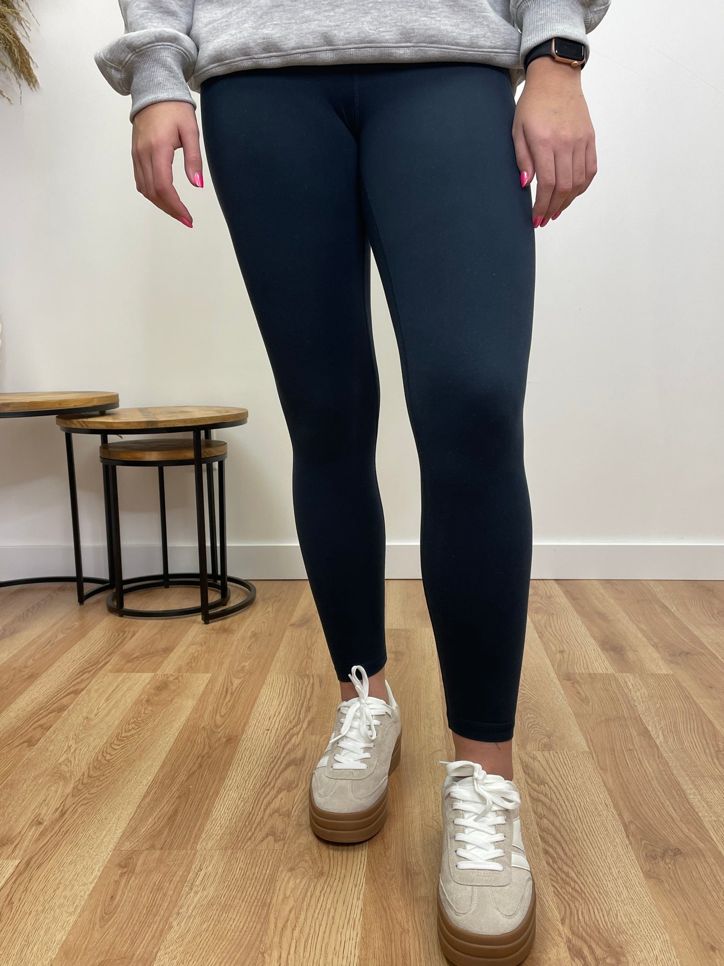 The Barren Comfy Navy Leggings